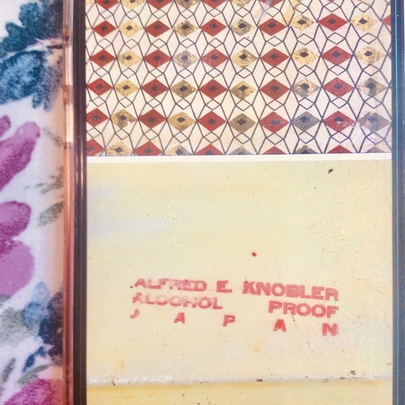 TRAY Japan Egyptian hieroglyphics Art papier-mâché material Small Vtg clay tray - Picture 6 of 6